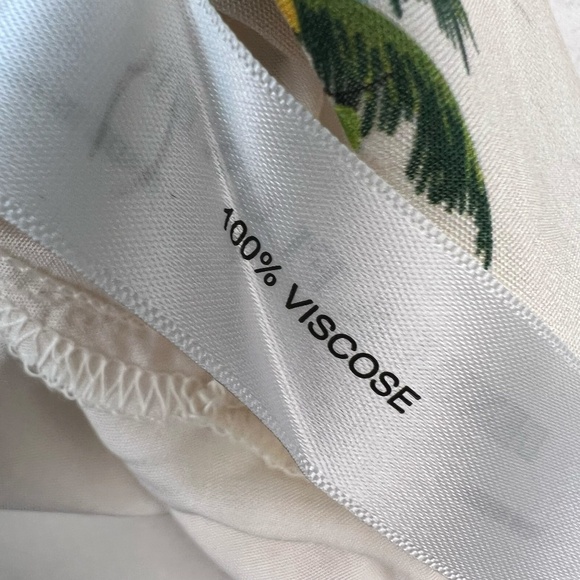 Christmas Holiday Shirt Beach Flamingos Mens MEDIUM Denim & Flower Ricky Singh - Picture 9 of 14